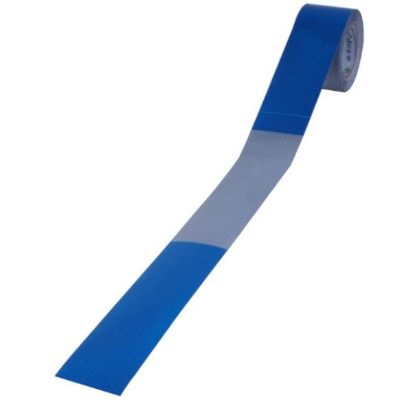 Picture of 50MM WIDE BLUE/WHITE REFLECTIVE CONSPICUITY TAPE SOLD PER ME